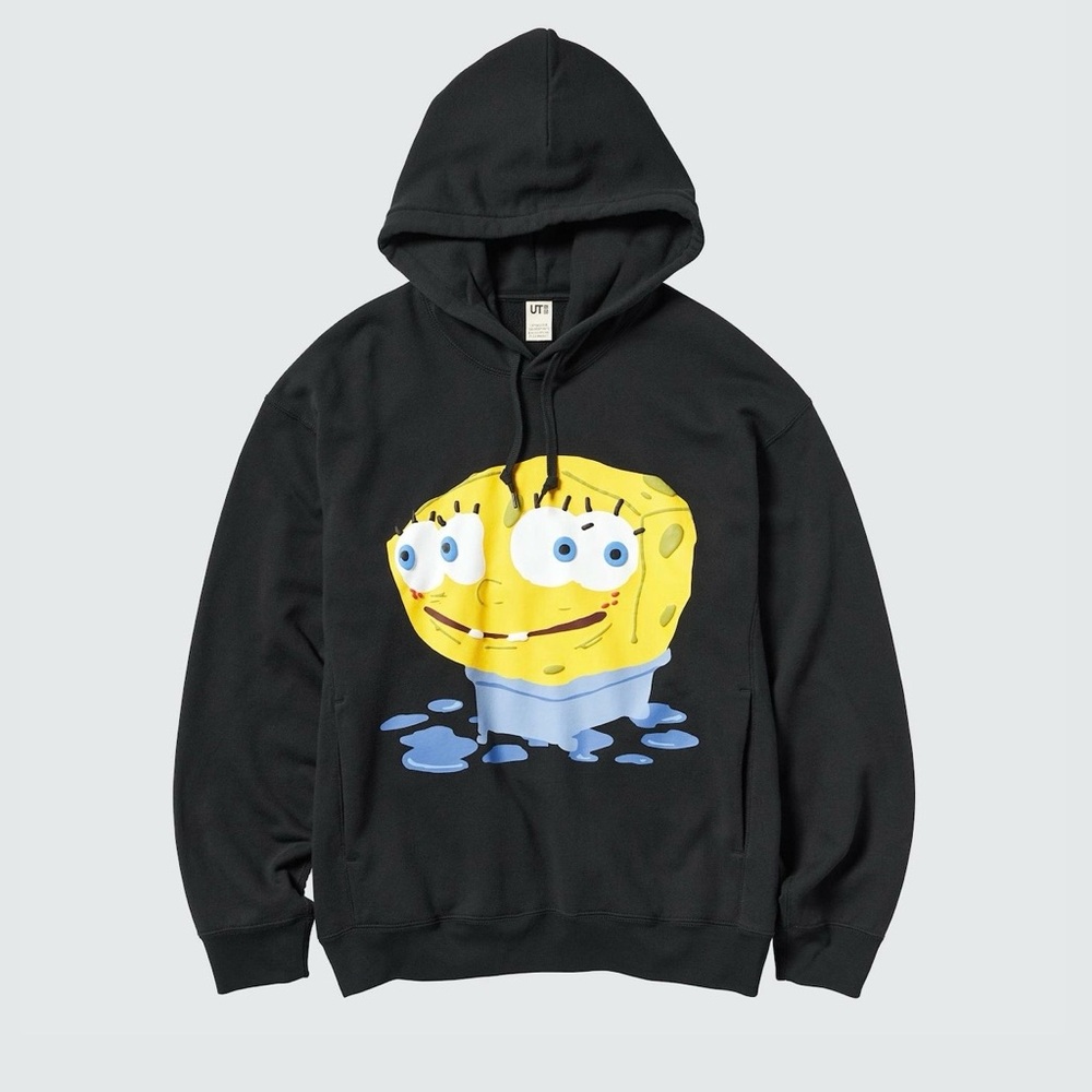 NWT SpongeBob SquarePants Cactus Plant Flea Market Sweat Hoodie